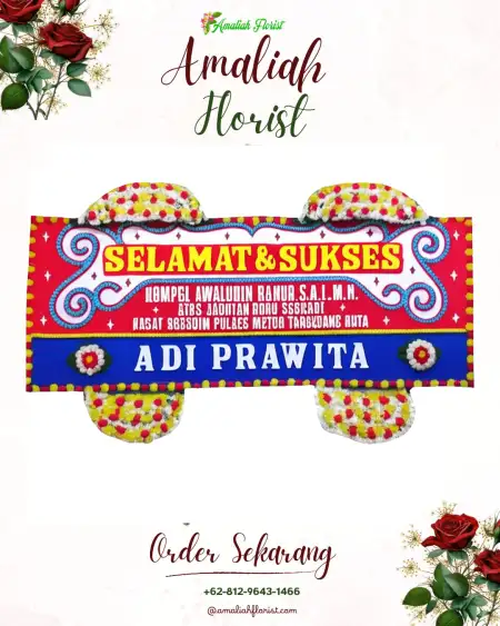 Papan Bunga Ucapan Selamat Kuta Alam